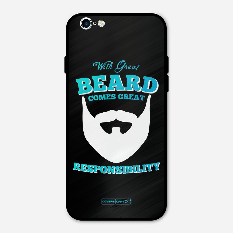 Great Beard Metal Back Case for iPhone 6 6s