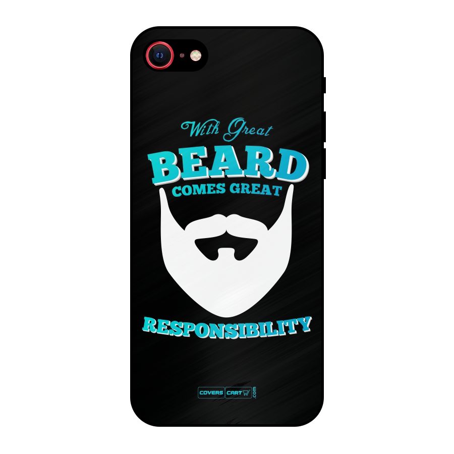 Great Beard Metal Back Case for iPhone SE 2020
