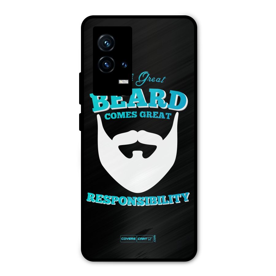 Great Beard Metal Back Case for iQOO 9 5G