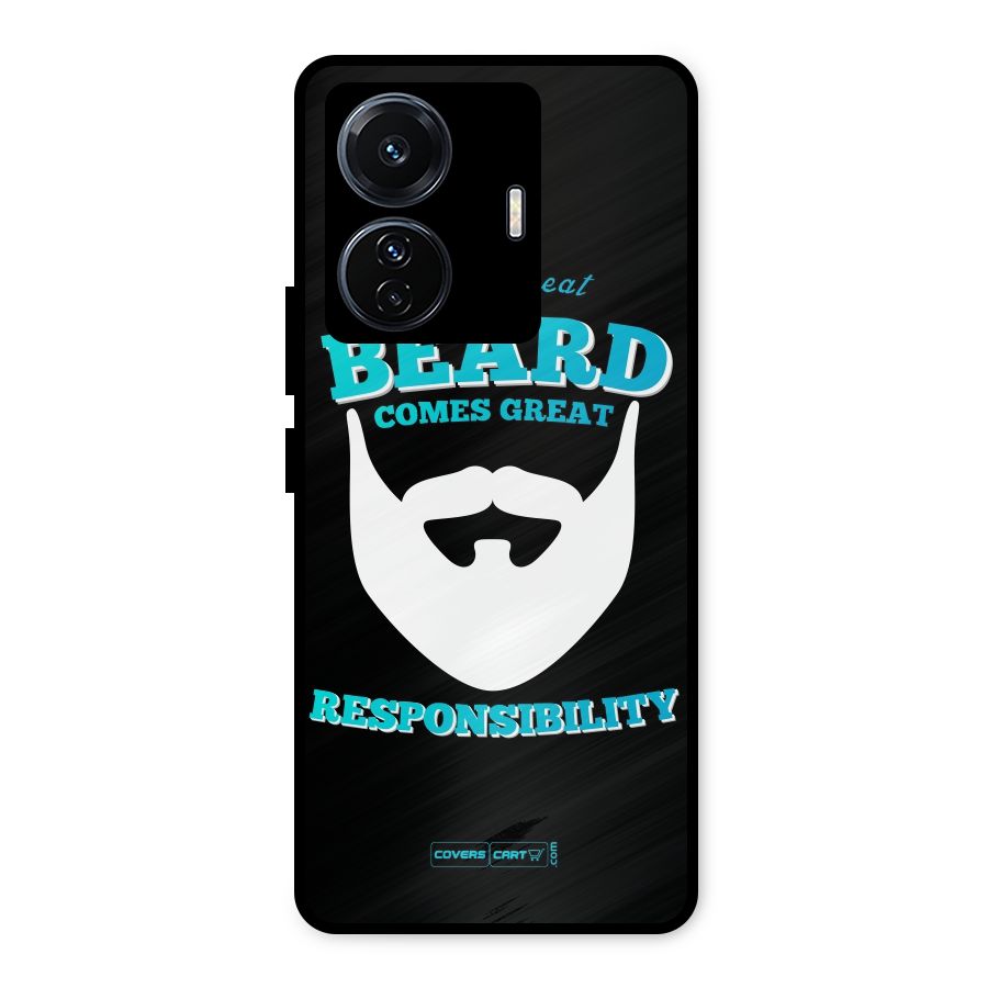 Great Beard Metal Back Case for iQOO Z6