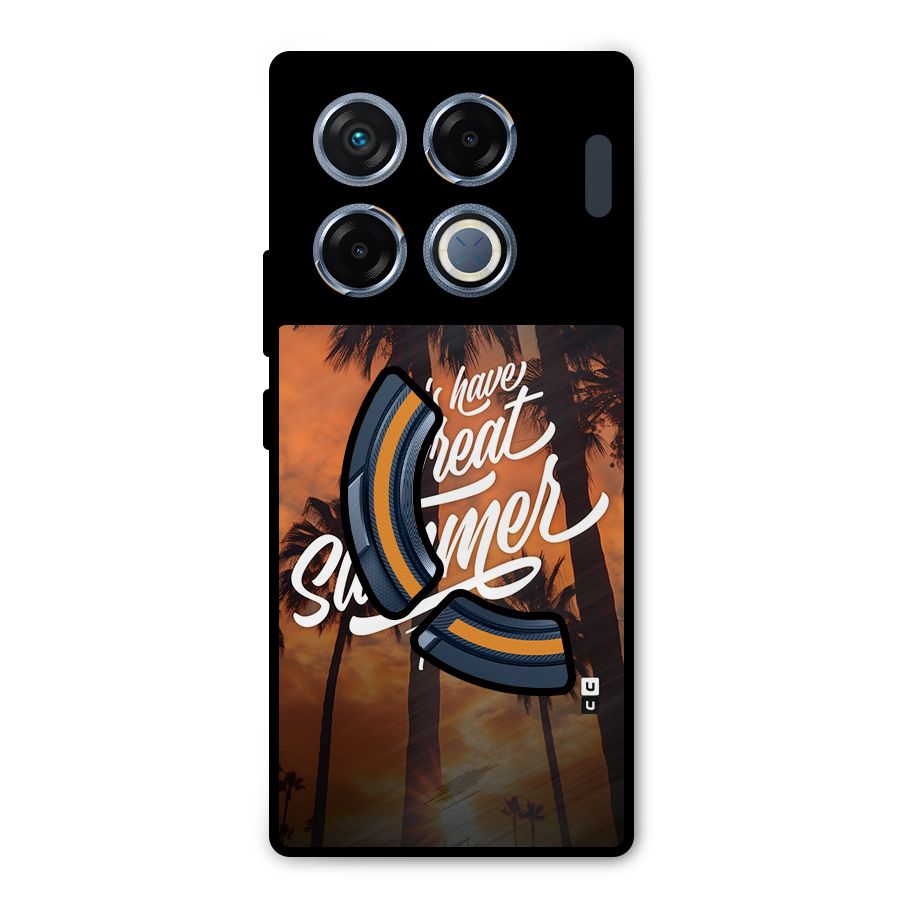 Great Summer Metal Back Case for Infinix GT 20 Pro
