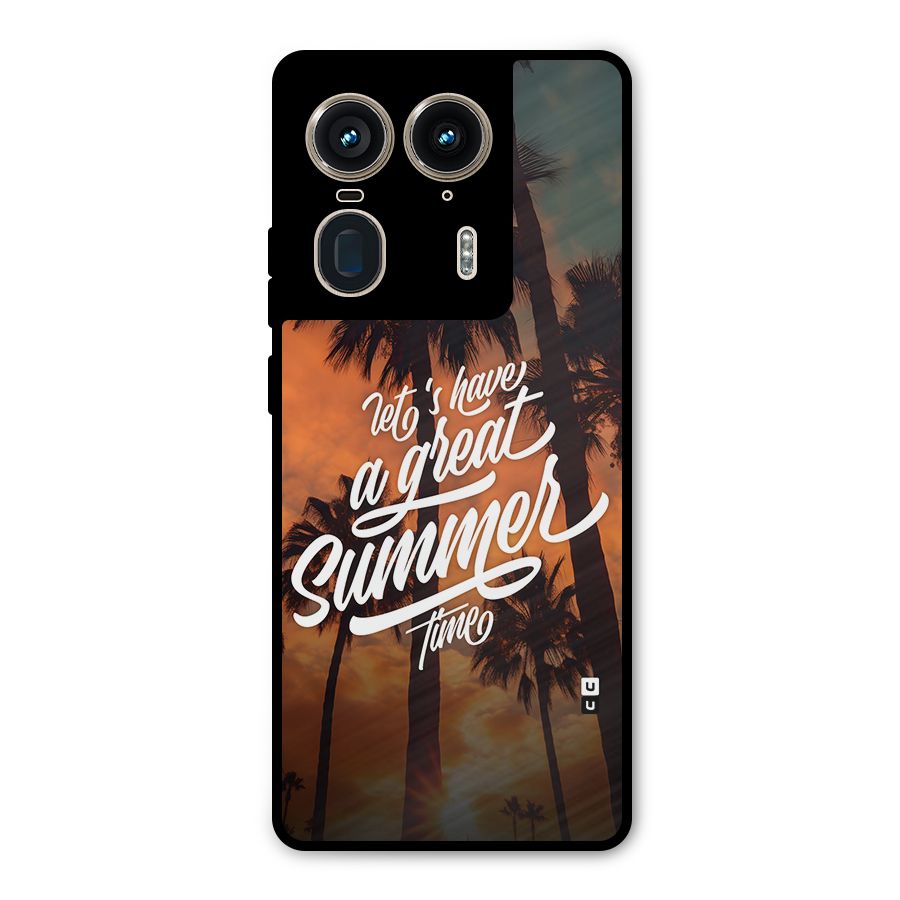 Great Summer Metal Back Case for Motorola Edge 50 Ultra