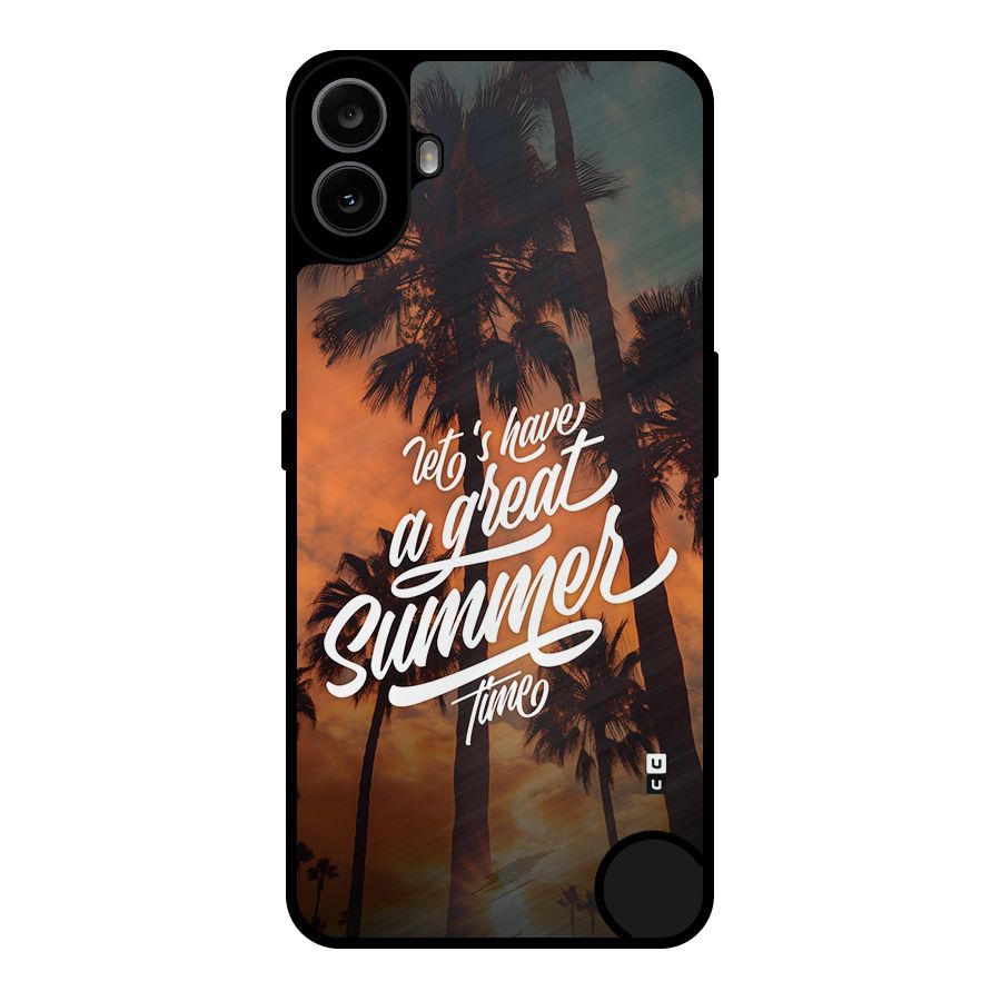 Great Summer Metal Back Case for Nothing CMF Phone 1