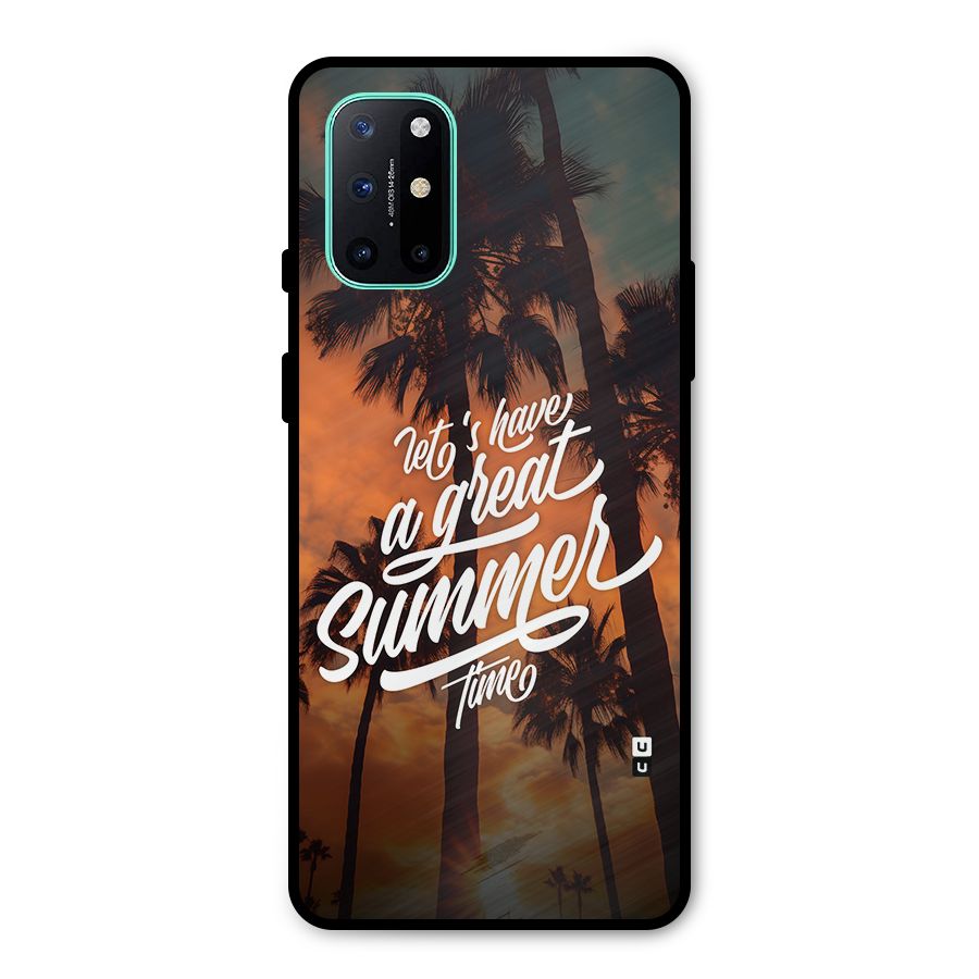 Great Summer Metal Back Case for OnePlus 8T