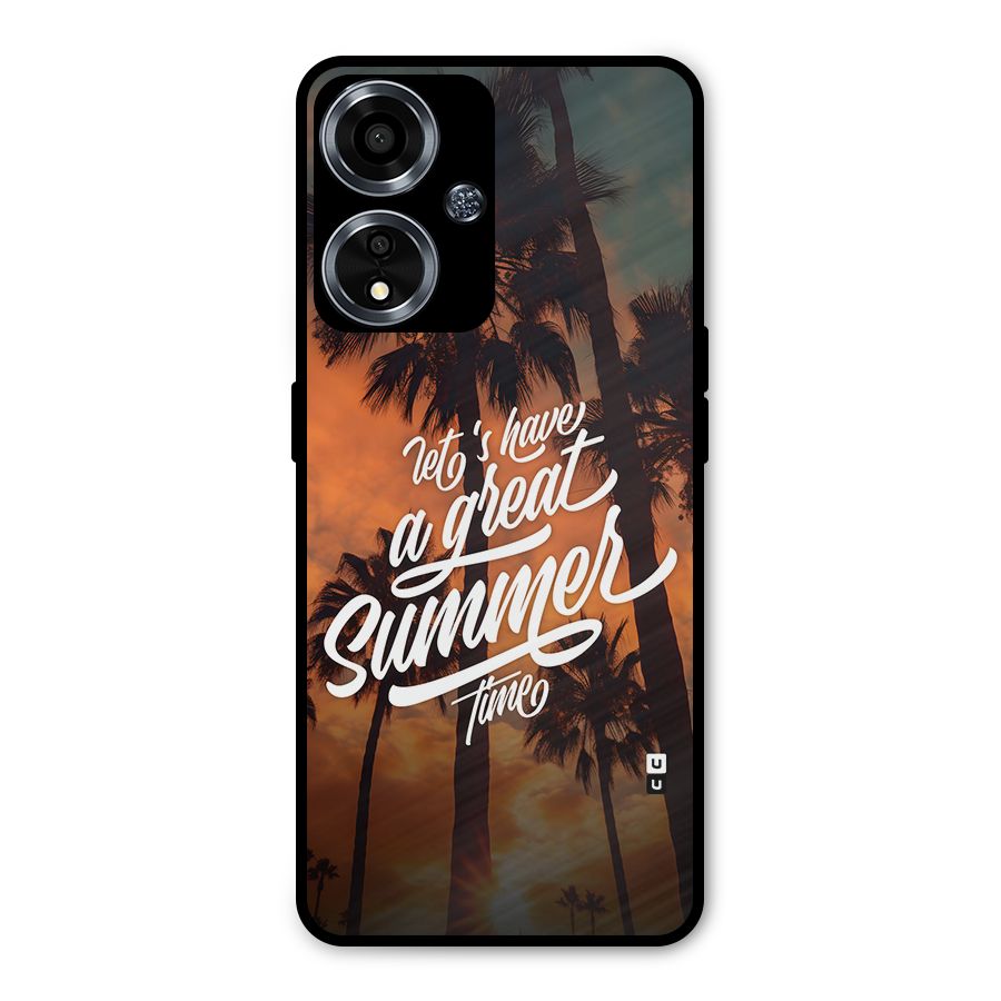 Great Summer Metal Back Case for Oppo A59