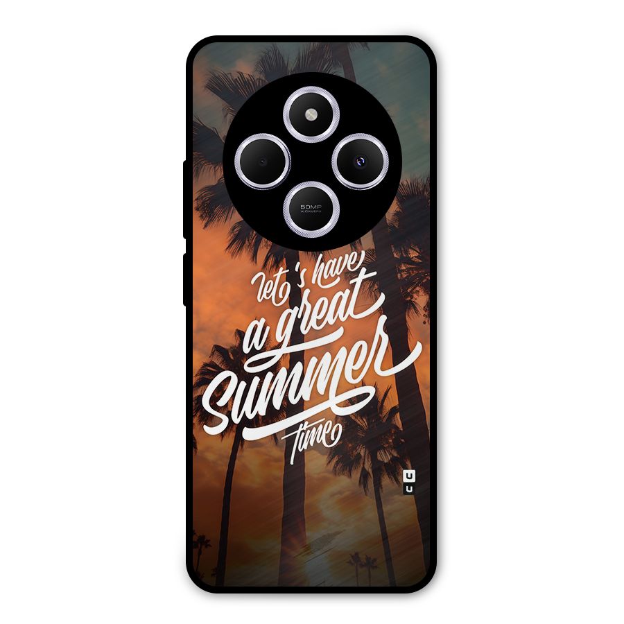 Great Summer Metal Back Case for Poco M7
