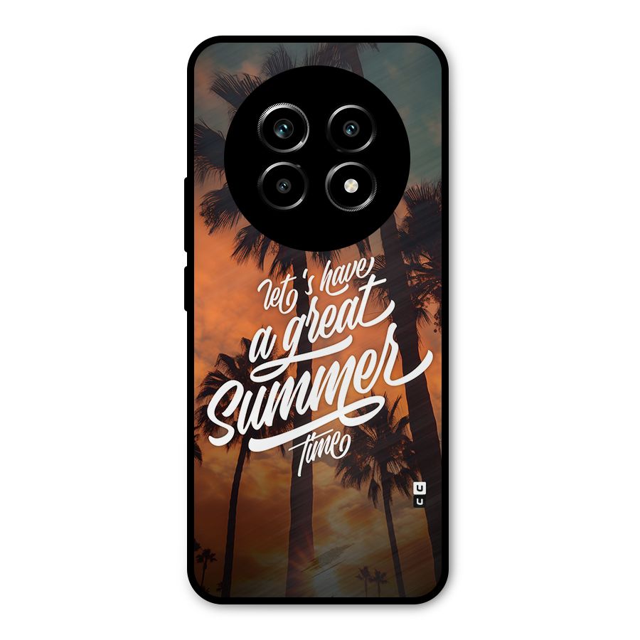 Great Summer Metal Back Case for Realme 13 Pro