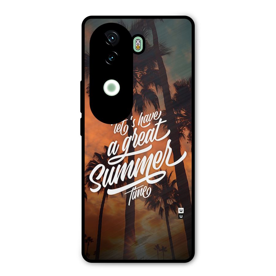 Great Summer Metal Back Case for Vivo V40e