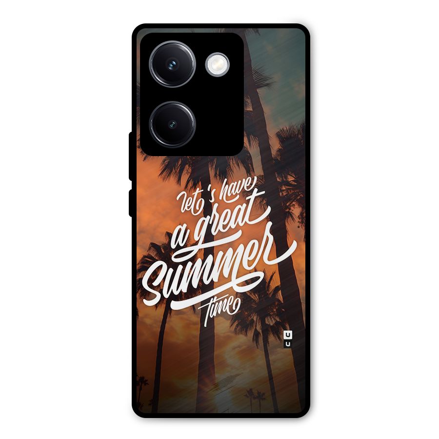 Great Summer Metal Back Case for Vivo Y300 Plus