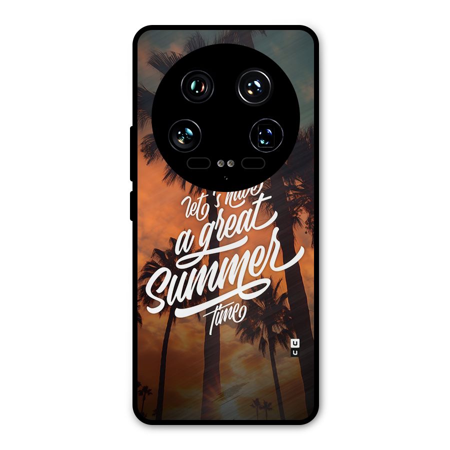 Great Summer Metal Back Case for Xiaomi 14 Ultra