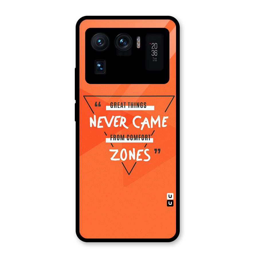 Great Things Comfort Zones Glass Back Case for Mi 11 Ultra