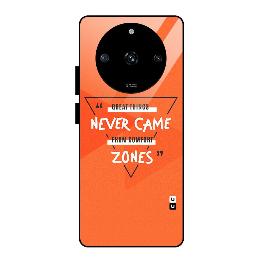 Great Things Comfort Zones Glass Back Case for Realme Narzo 60 5G