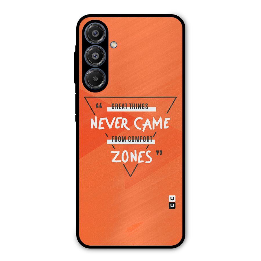 Great Things Comfort Zones Metal Back Case for Galaxy A16 5G