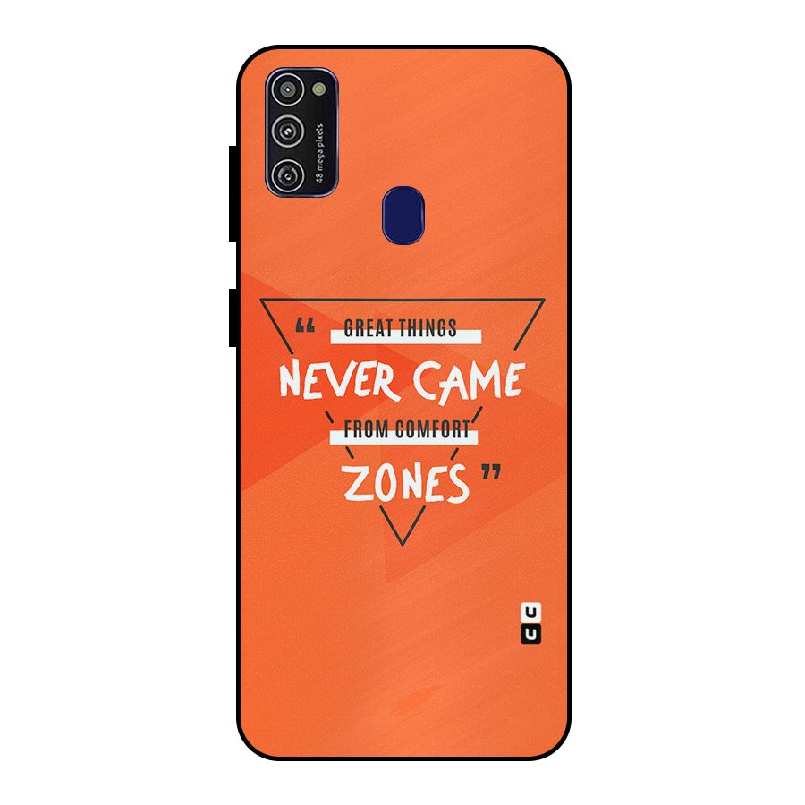 Great Things Comfort Zones Metal Back Case for Galaxy M21