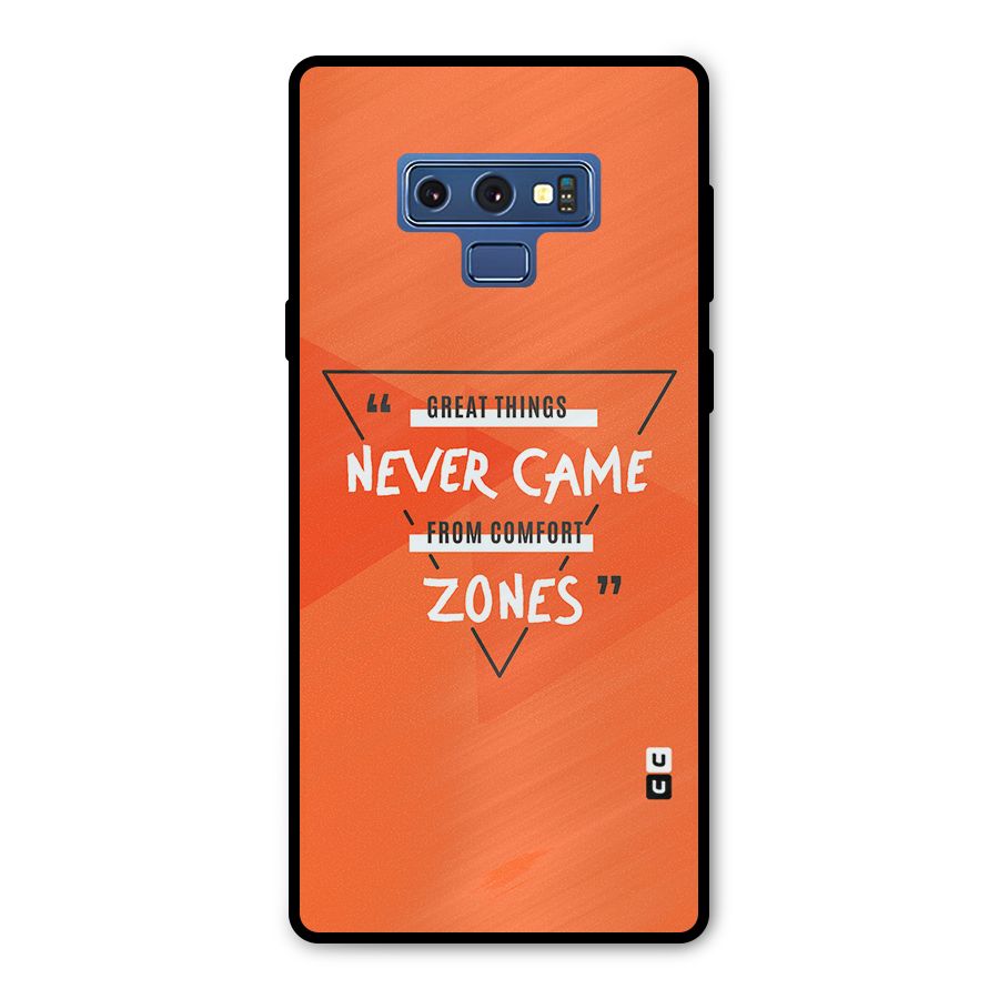 Great Things Comfort Zones Metal Back Case for Galaxy Note 9