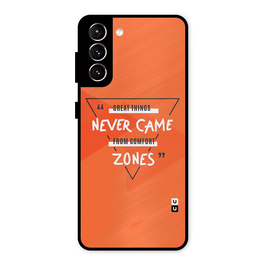 Great Things Comfort Zones Metal Back Case for Galaxy S21 5G