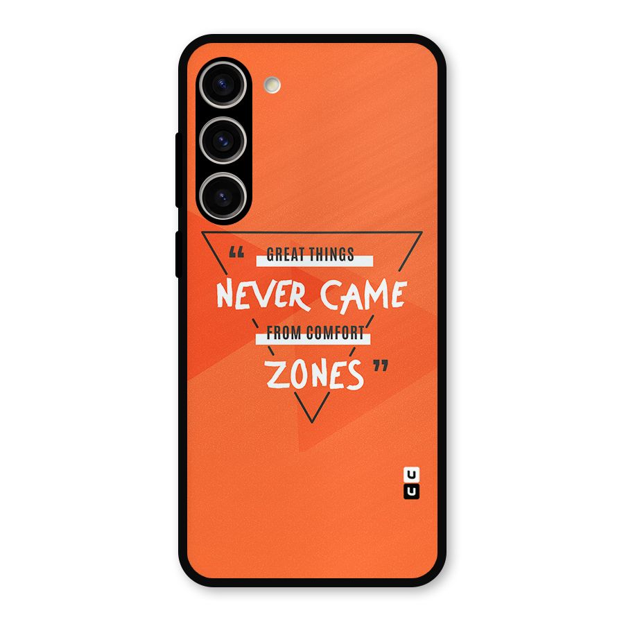 Great Things Comfort Zones Metal Back Case for Galaxy S23 Plus