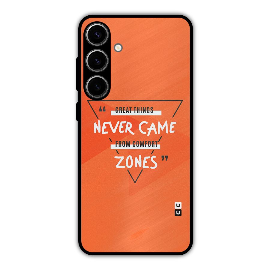 Great Things Comfort Zones Metal Back Case for Galaxy S24 Plus