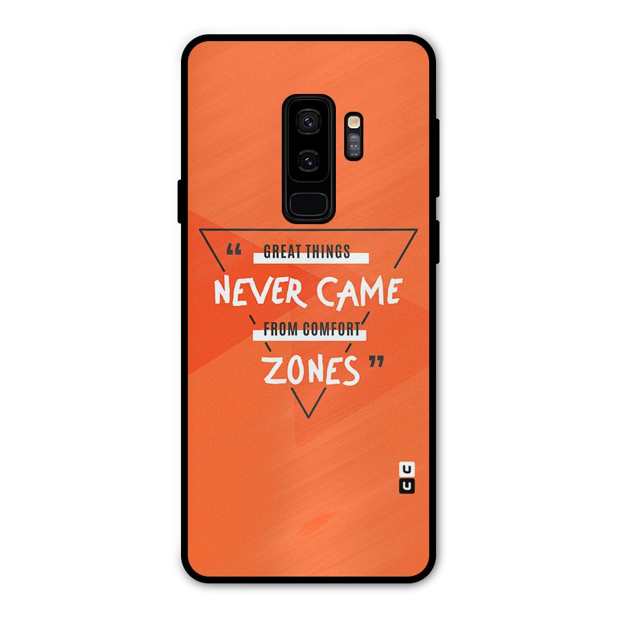 Great Things Comfort Zones Metal Back Case for Galaxy S9 Plus