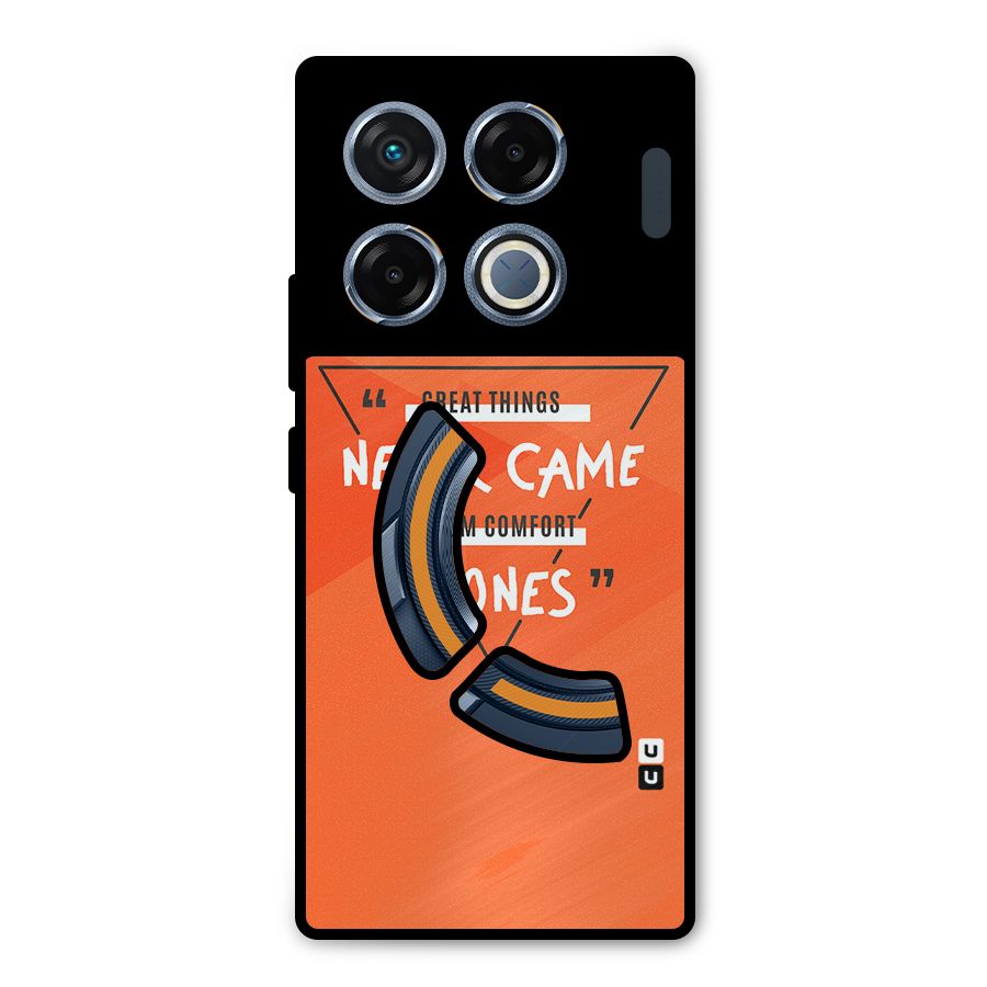Great Things Comfort Zones Metal Back Case for Infinix GT 20 Pro