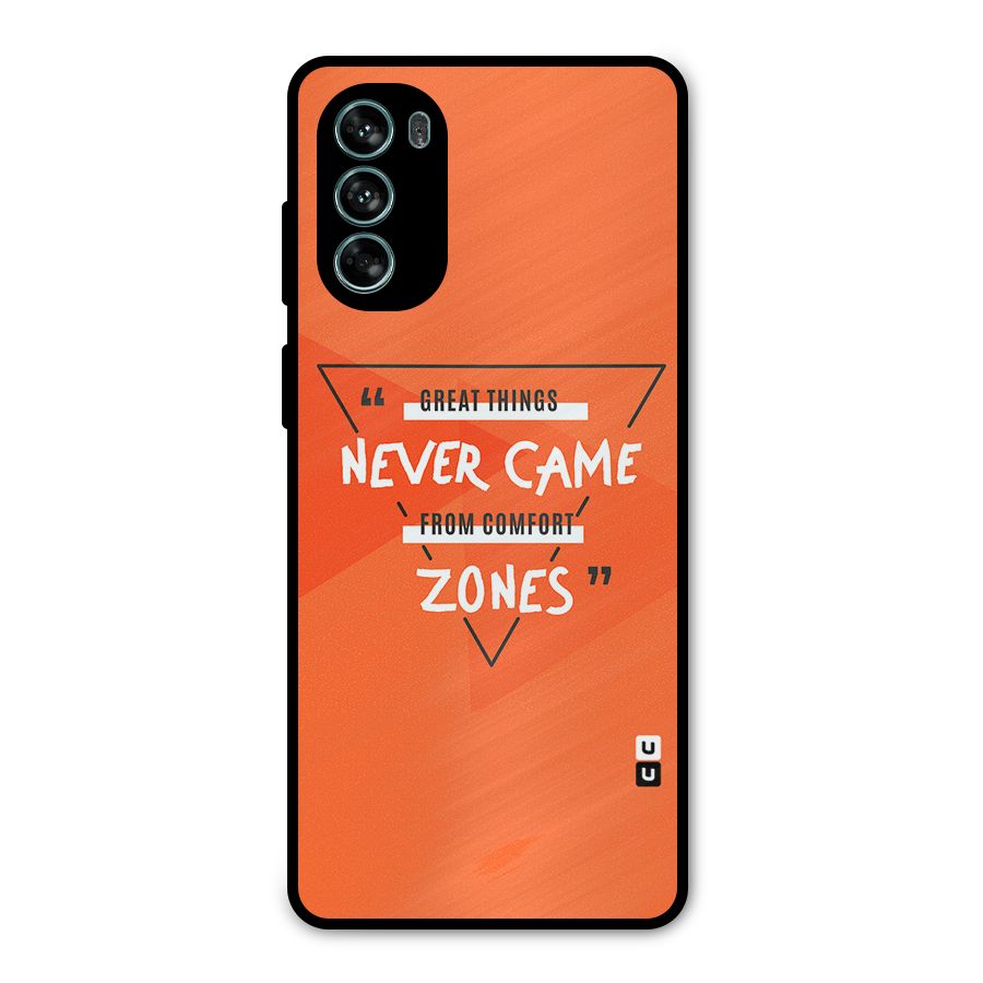 Great Things Comfort Zones Metal Back Case for Moto G62