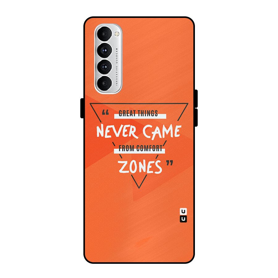 Great Things Comfort Zones Metal Back Case for Oppo Reno4 Pro
