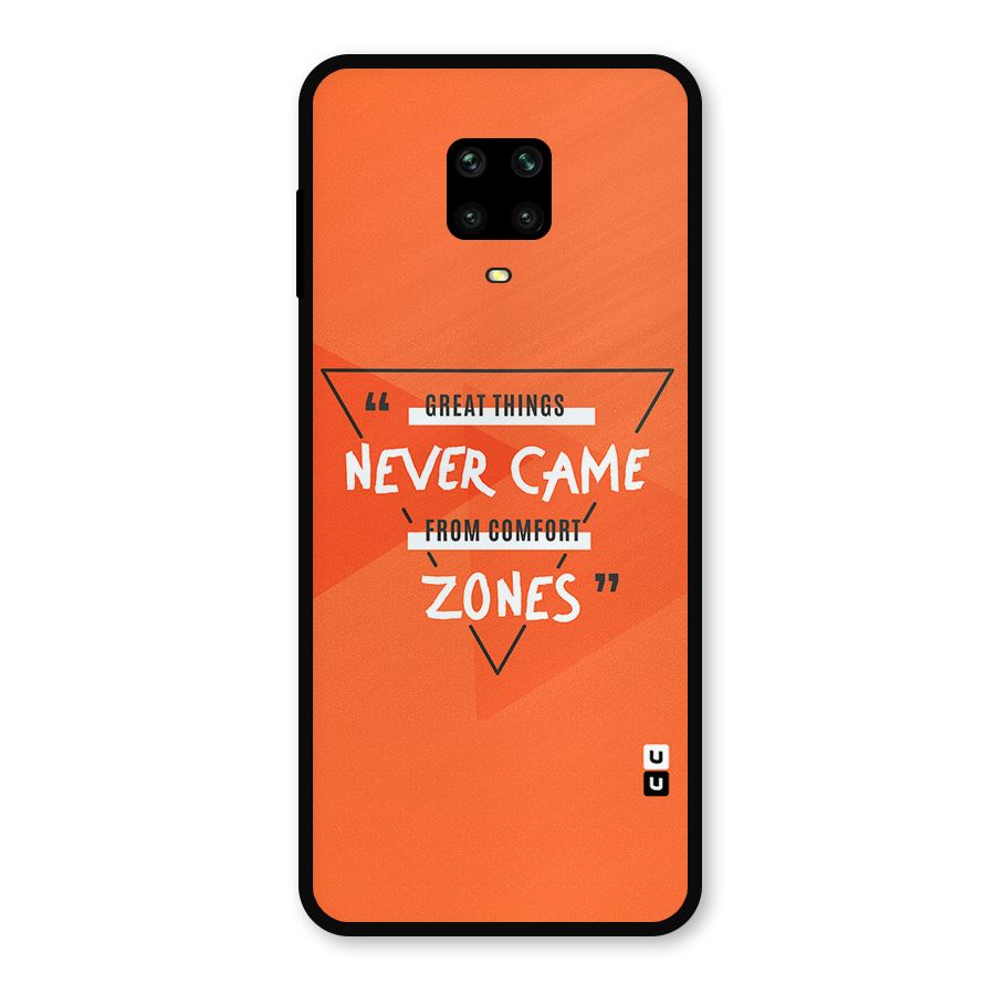 Great Things Comfort Zones Metal Back Case for Poco M2 Pro