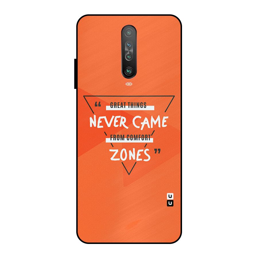Great Things Comfort Zones Metal Back Case for Poco X2