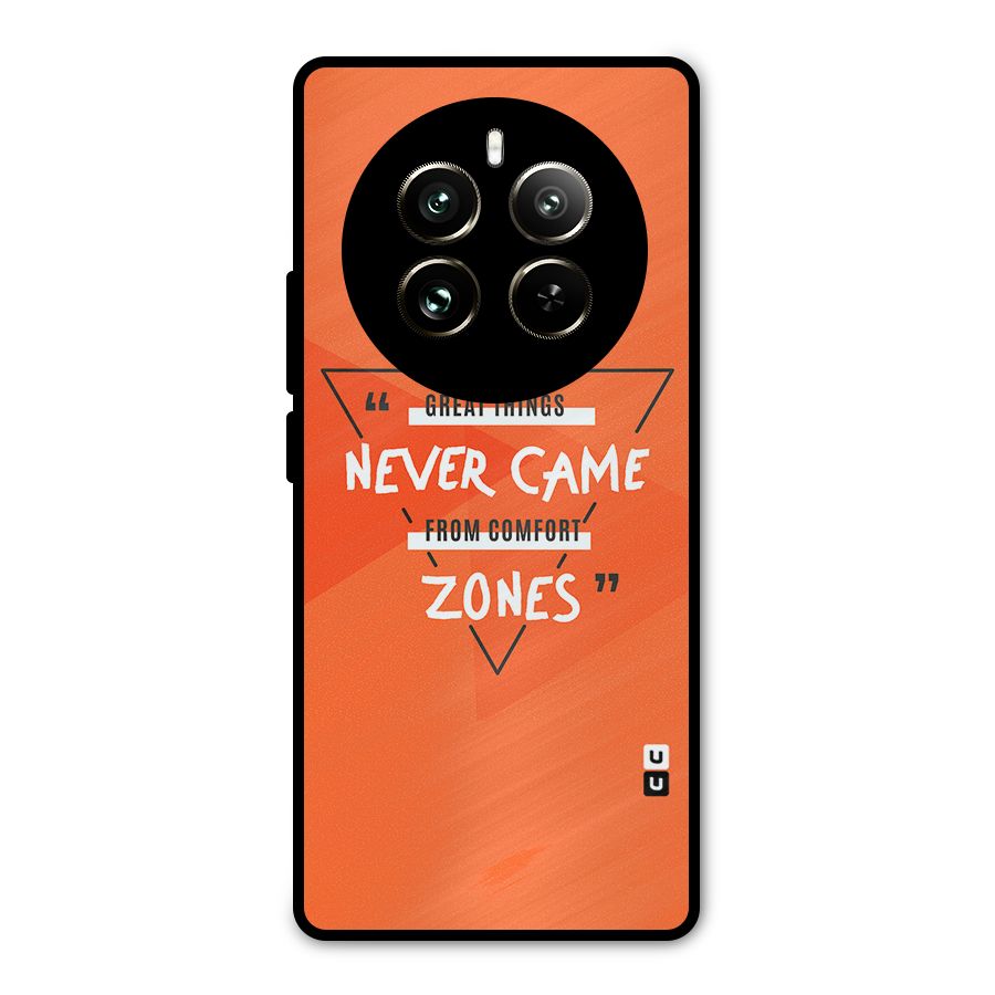 Great Things Comfort Zones Metal Back Case for Realme 12 Pro