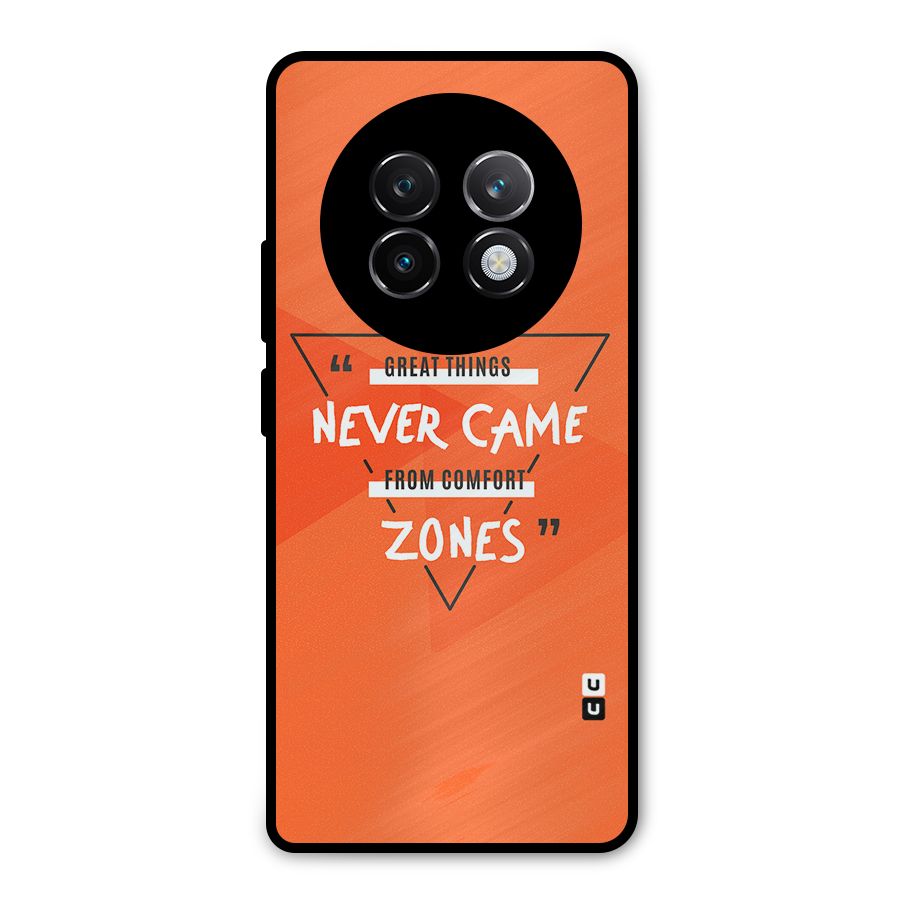 Great Things Comfort Zones Metal Back Case for Realme 13 Plus
