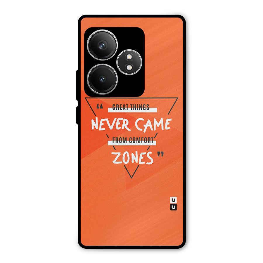 Great Things Comfort Zones Metal Back Case for Realme GT 6T