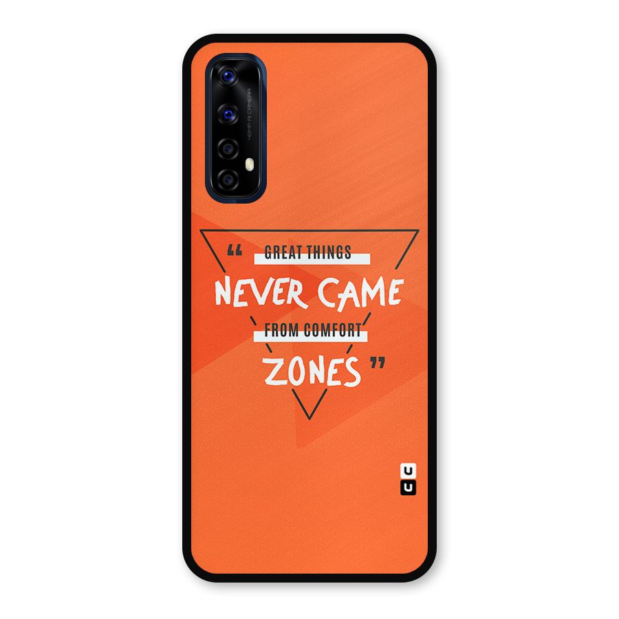 Great Things Comfort Zones Metal Back Case for Realme Narzo 20 Pro