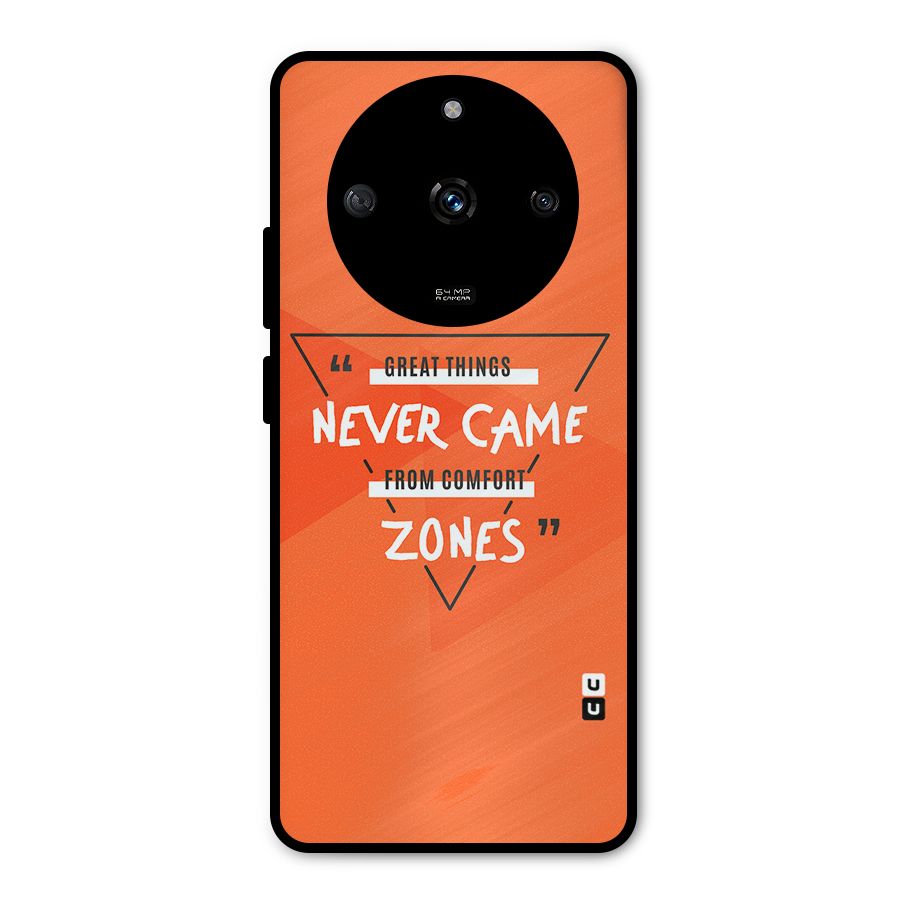 Great Things Comfort Zones Metal Back Case for Realme Narzo 60 5G