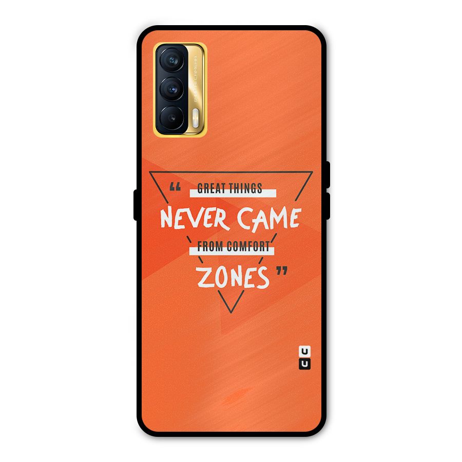 Great Things Comfort Zones Metal Back Case for Realme X7