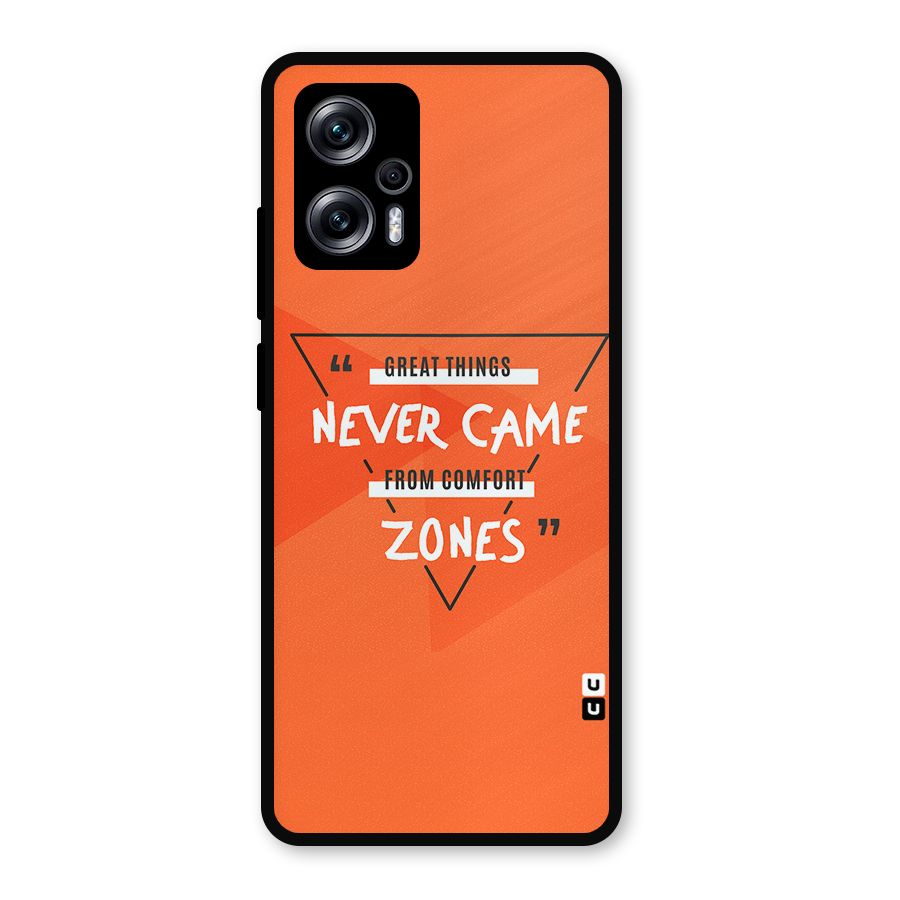 Great Things Comfort Zones Metal Back Case for Redmi K50i