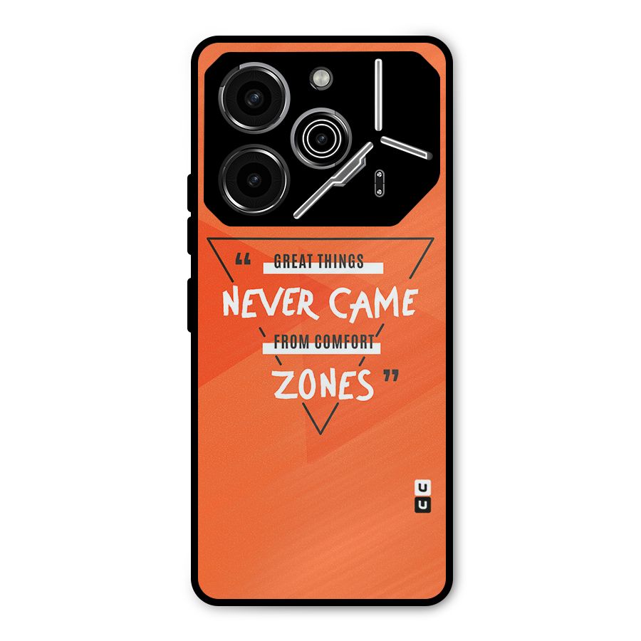 Great Things Comfort Zones Metal Back Case for Tecno Pova 6 Pro