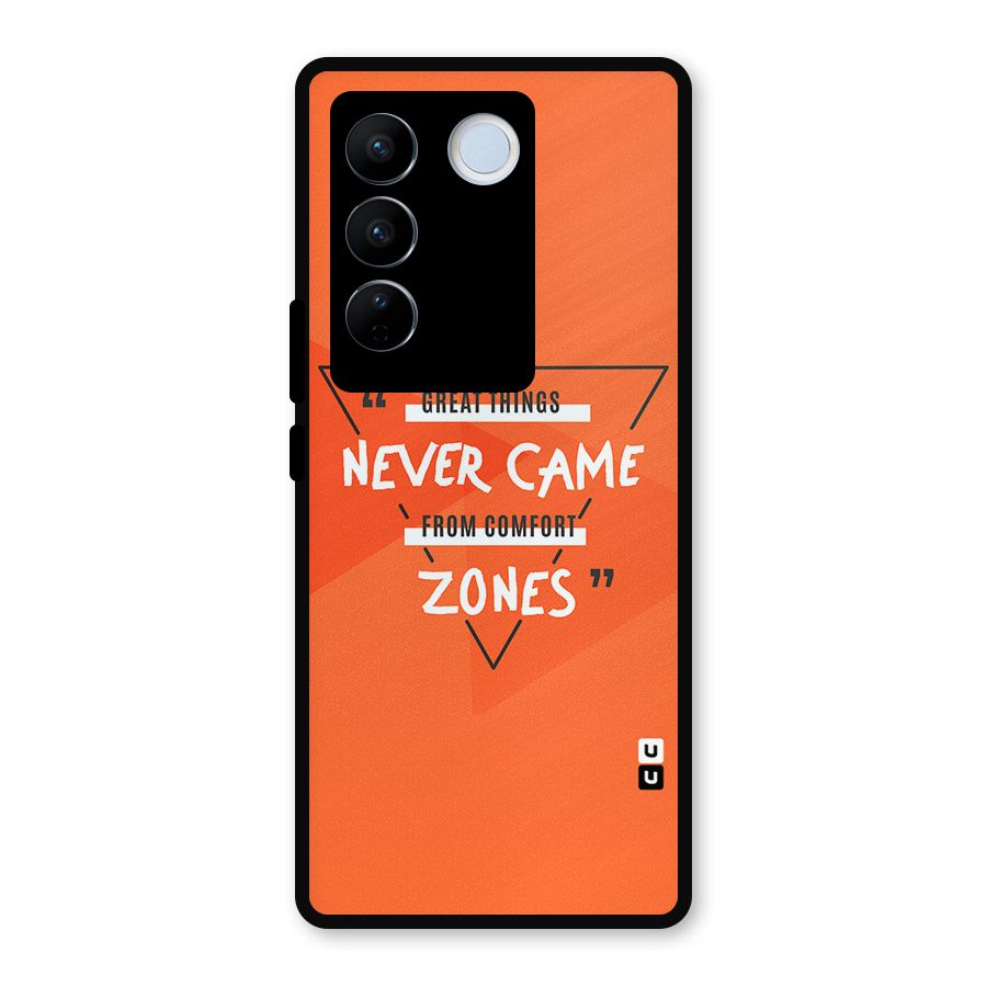Great Things Comfort Zones Metal Back Case for Vivo V27