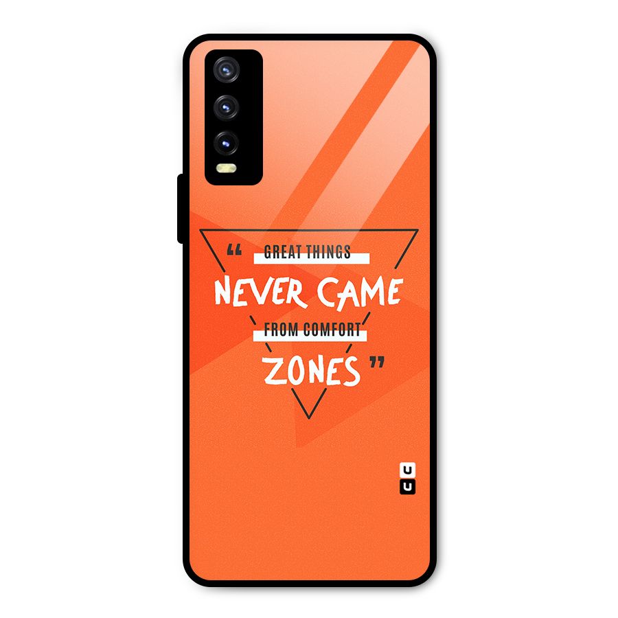 Great Things Comfort Zones Metal Back Case for Vivo Y20t