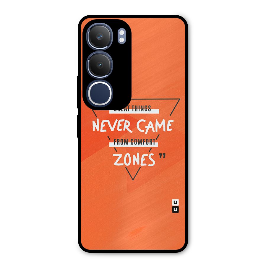 Great Things Comfort Zones Metal Back Case for Vivo Y29