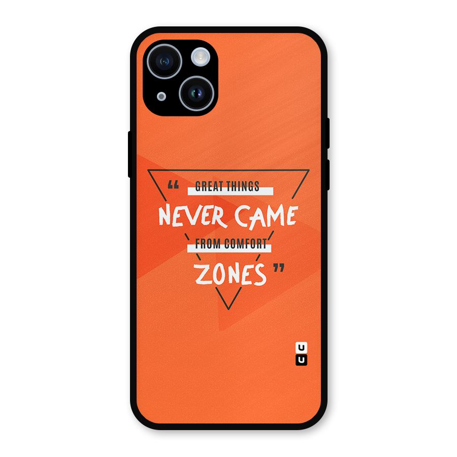 Great Things Comfort Zones Metal Back Case for iPhone 14