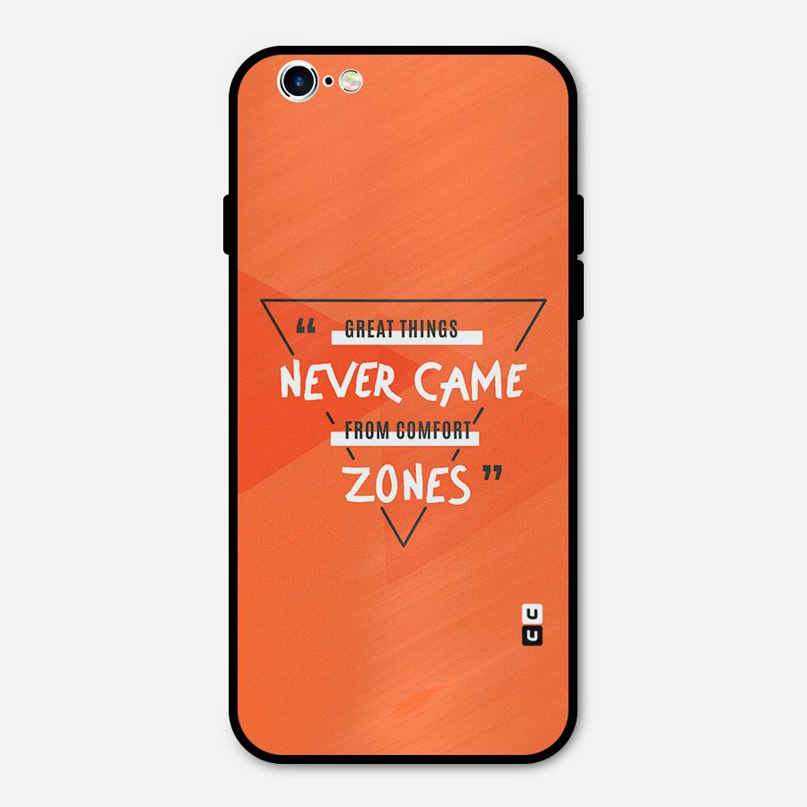 Great Things Comfort Zones Metal Back Case for iPhone 6 6s