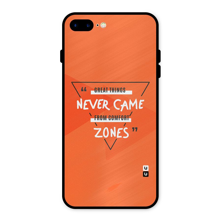 Great Things Comfort Zones Metal Back Case for iPhone 7 Plus