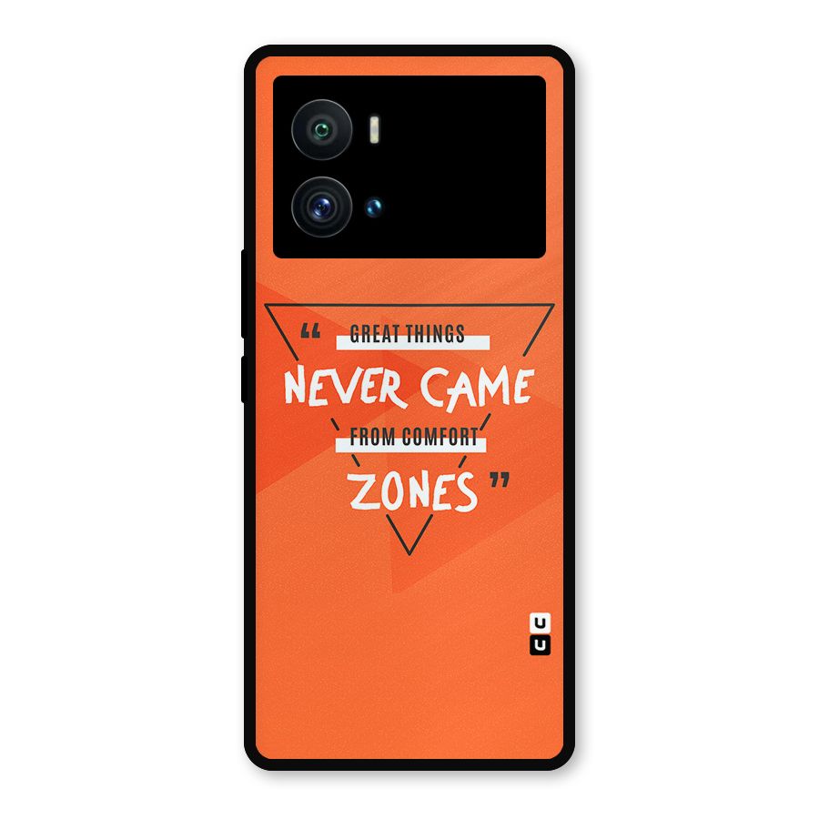 Great Things Comfort Zones Metal Back Case for iQOO 9 Pro