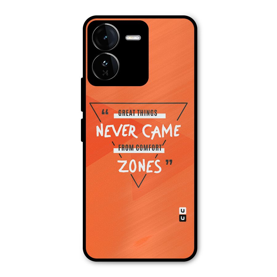 Great Things Comfort Zones Metal Back Case for iQOO Z9