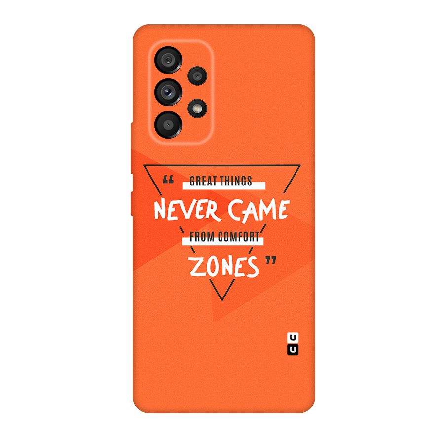 Great Things Comfort Zones Original Polycarbonate Back Case for Galaxy A53 5G