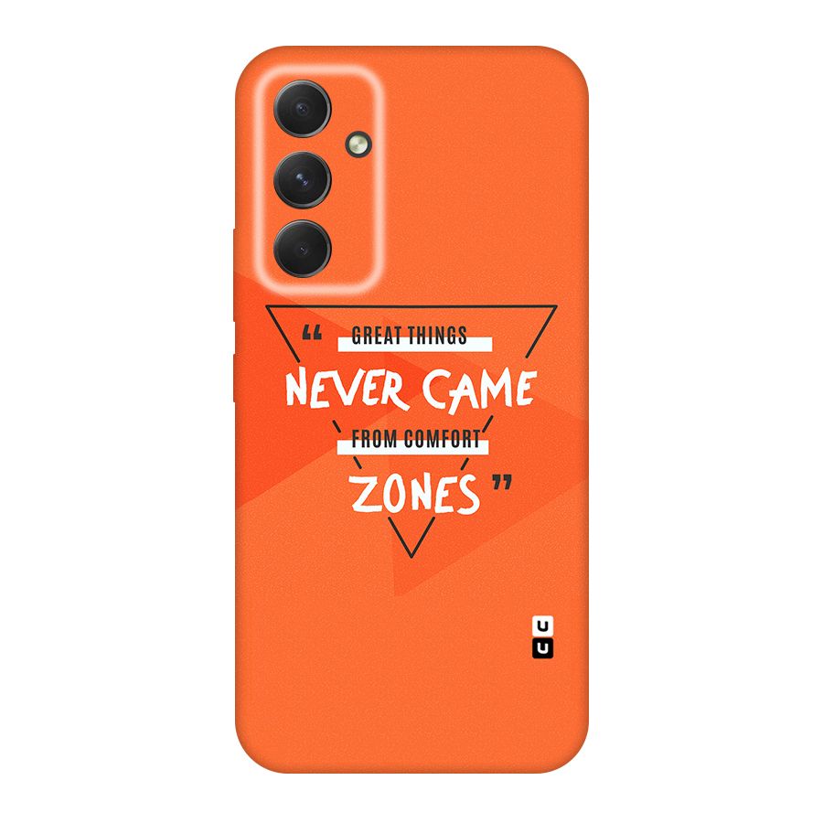 Great Things Comfort Zones Original Polycarbonate Back Case for Galaxy A54