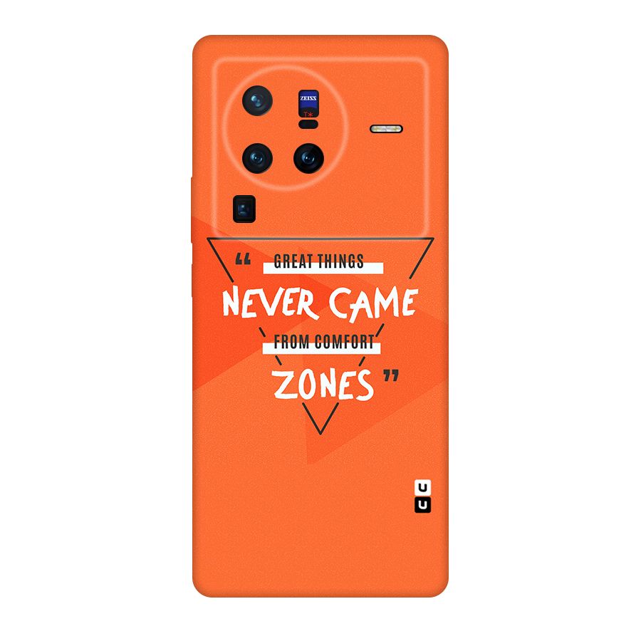 Great Things Comfort Zones Original Polycarbonate Back Case for Vivo X80
