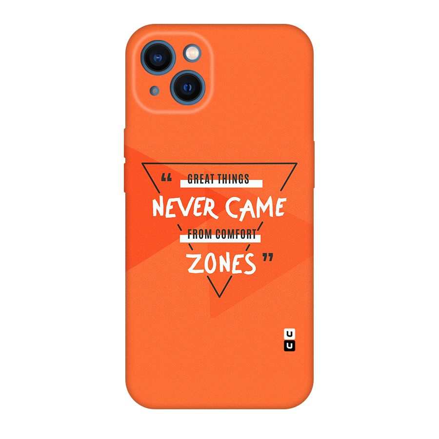 Great Things Comfort Zones Original Polycarbonate Back Case for iPhone 13