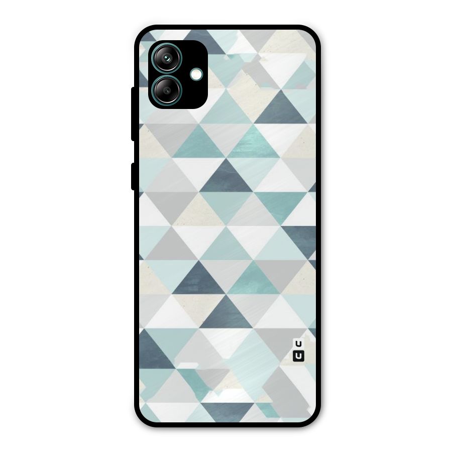 Green And Grey Pattern Metal Back Case for Galaxy A04