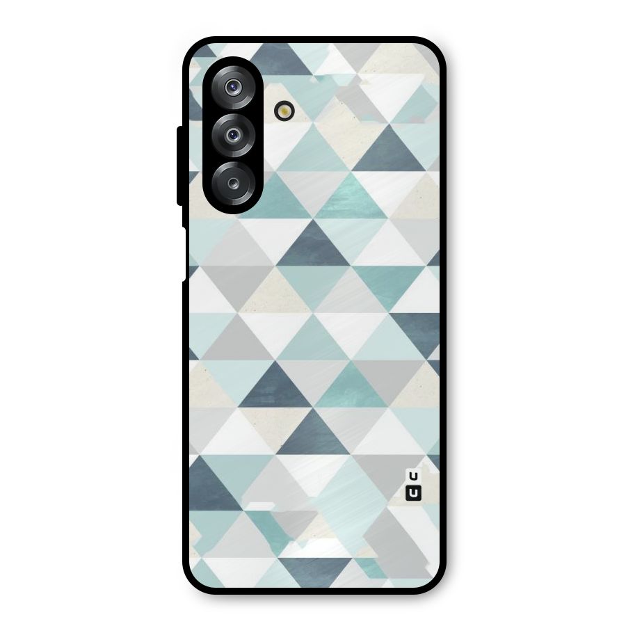 Green And Grey Pattern Metal Back Case for Galaxy A26